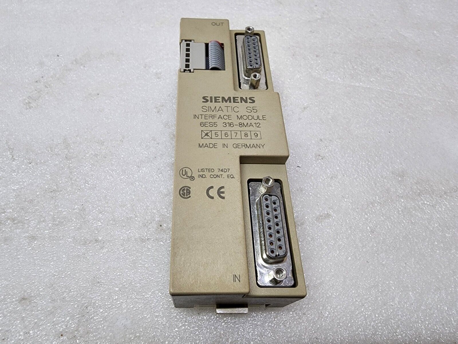 Siemens Simatic S5 Interface Module 6ES5 316-8MA12