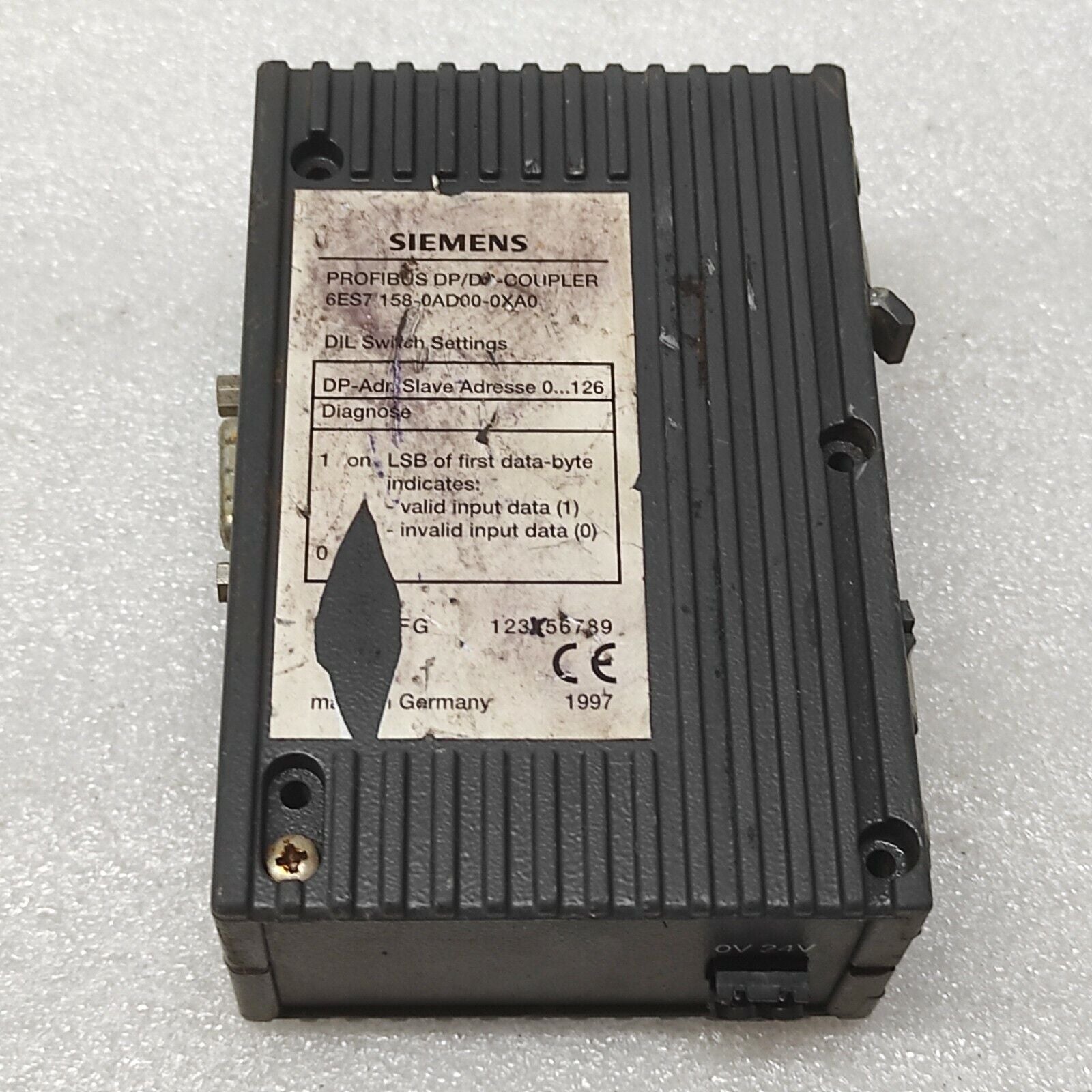 SIEMENS 6ES7 158-0AD00-0XA0 PROFIBUS DP/DP COUPLER