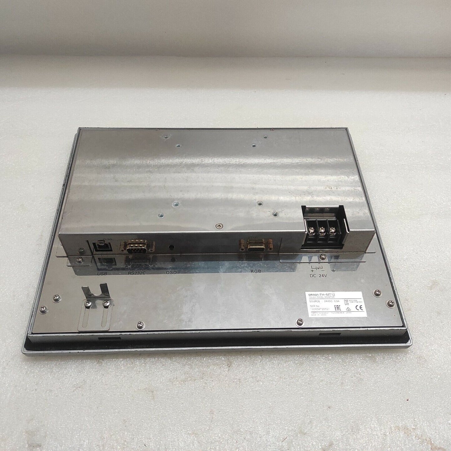 OMRON FH-MT12 TOUCH PANEL MONITOR 24VDC