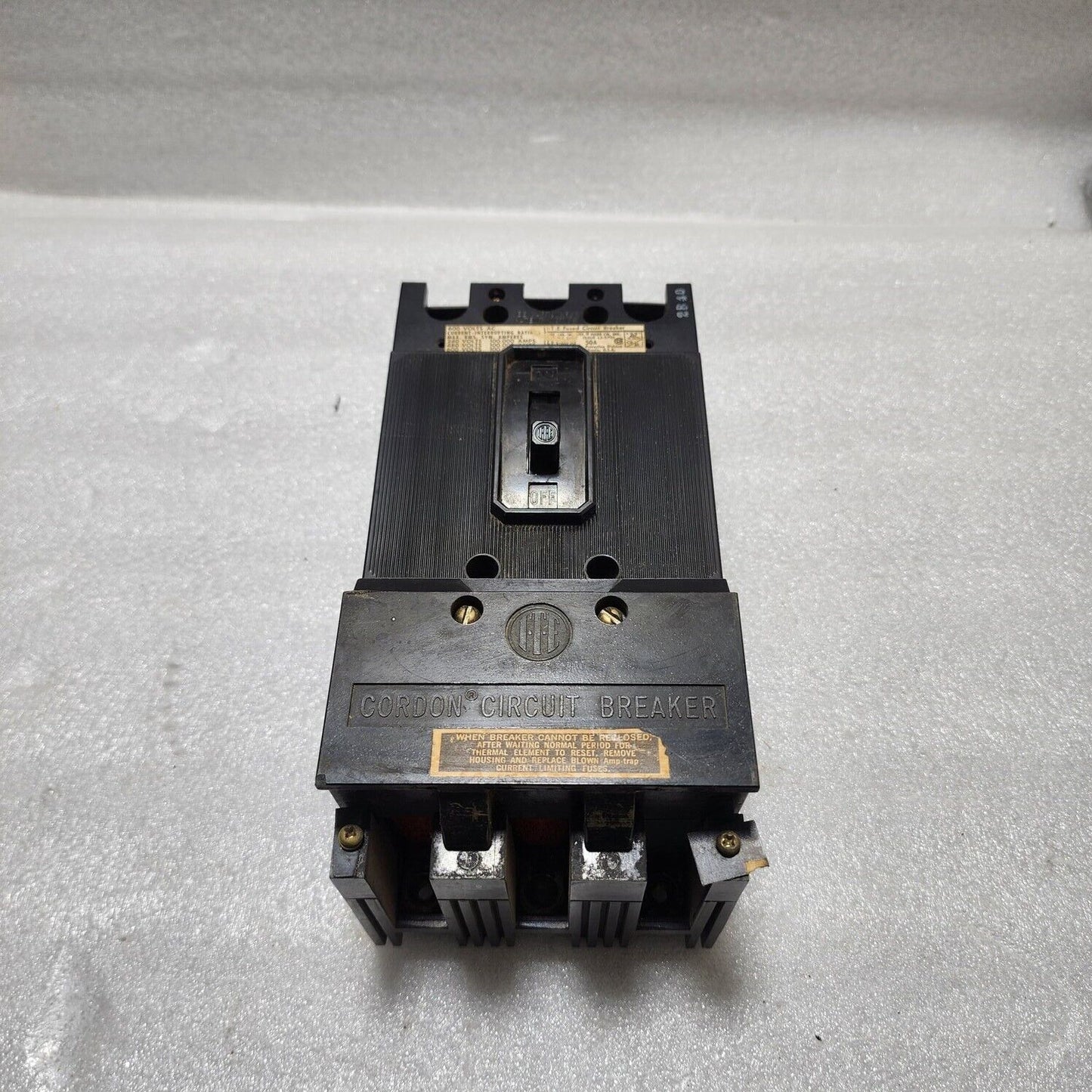 I-T-E CORDON 5051.0001.16 CIRCUIT BREAKER 50A