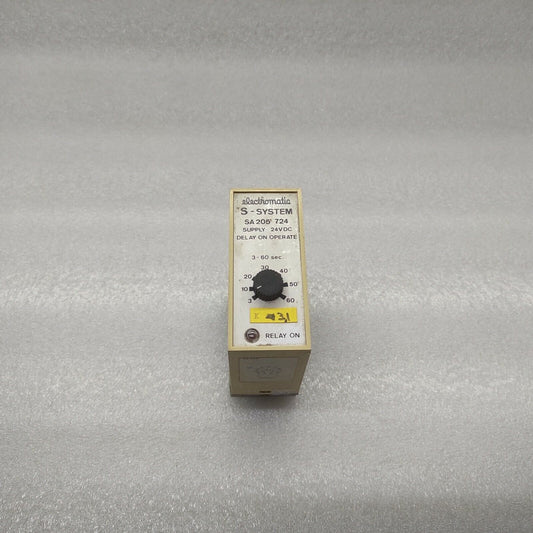 ELECTROMATIC SA 205 724 DELAY ON OPERATE 24VDC 3-60SEC