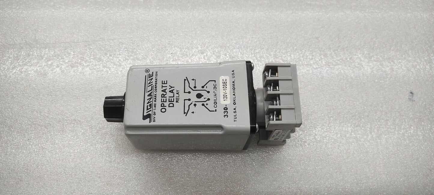 SIGNALINE 330-120V-10SEC OPERATE DELAY RELAY 