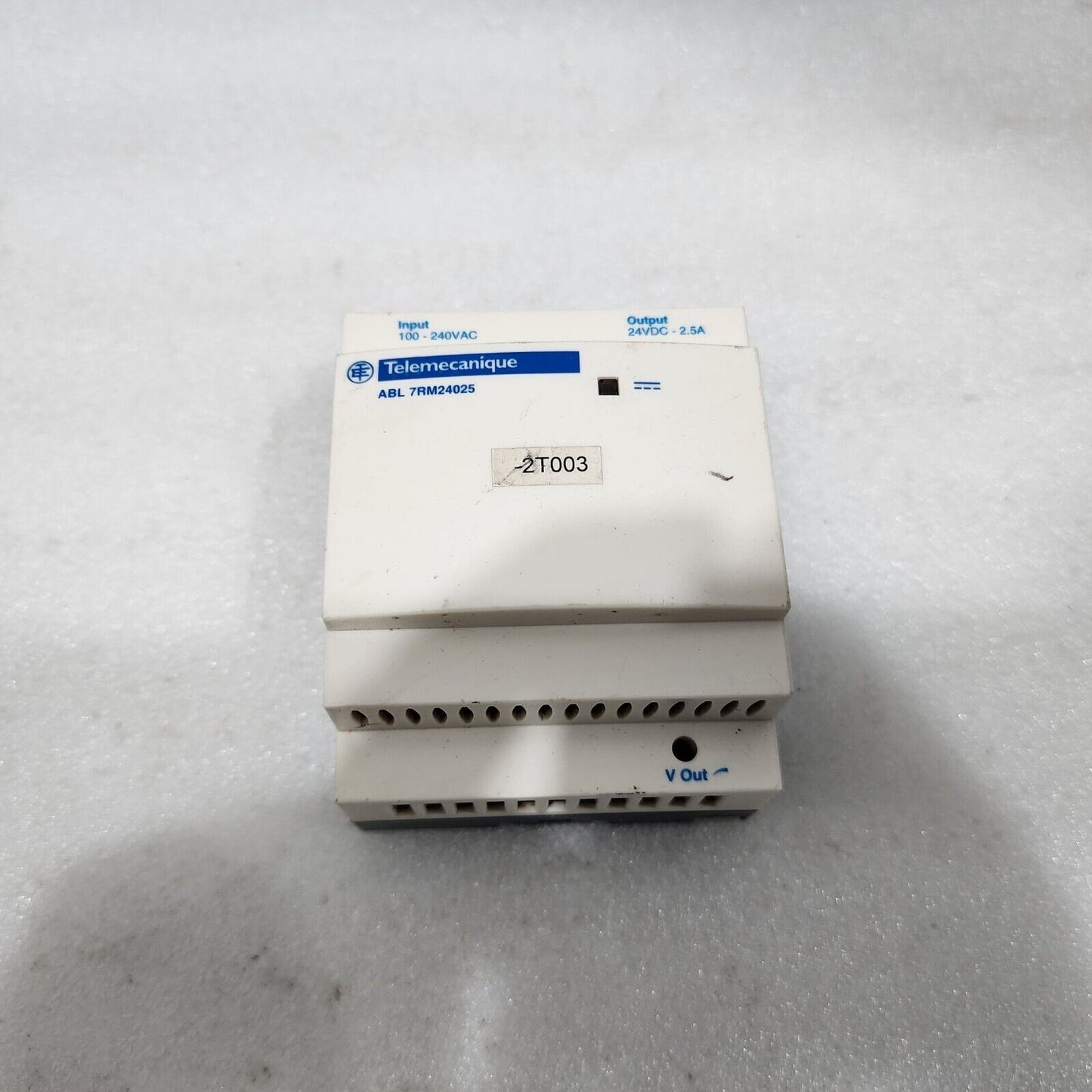 ABL 7RM24025 REGULATED SWITCH POWER SUPPLY 24VDC 2.5A TELEMECANIQUE