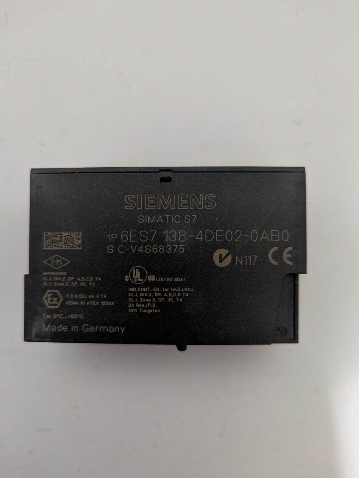 SIEMENS 6ES7138-4DE02-0AB0 COUNTER MODULE
