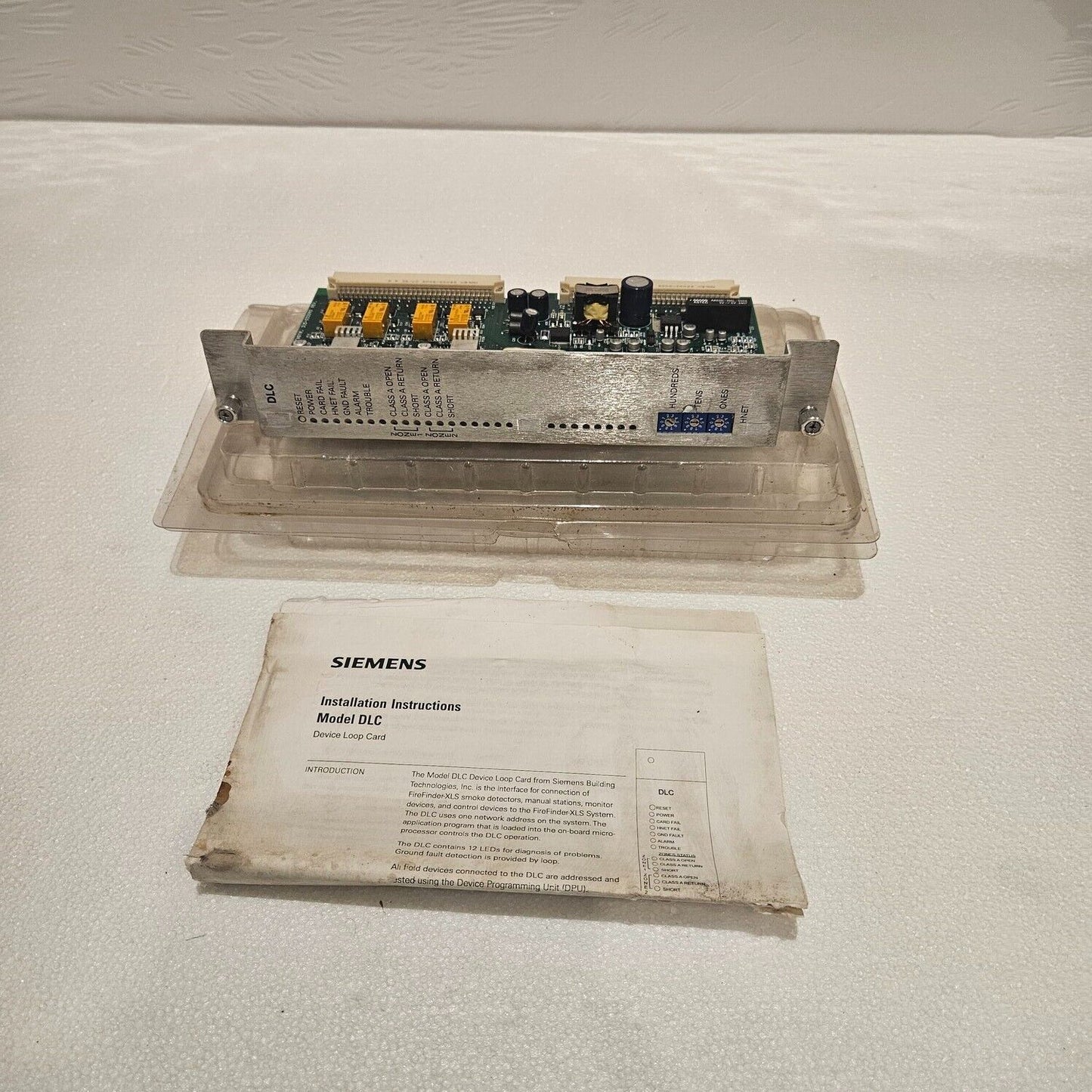 SIEMENS 500-033090 DEVICE LOOP CAED  315-033090 DLC DAMAGE