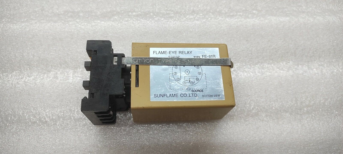 SUNFLAME FE61R FLAME EYE RELAY 200-220VAC