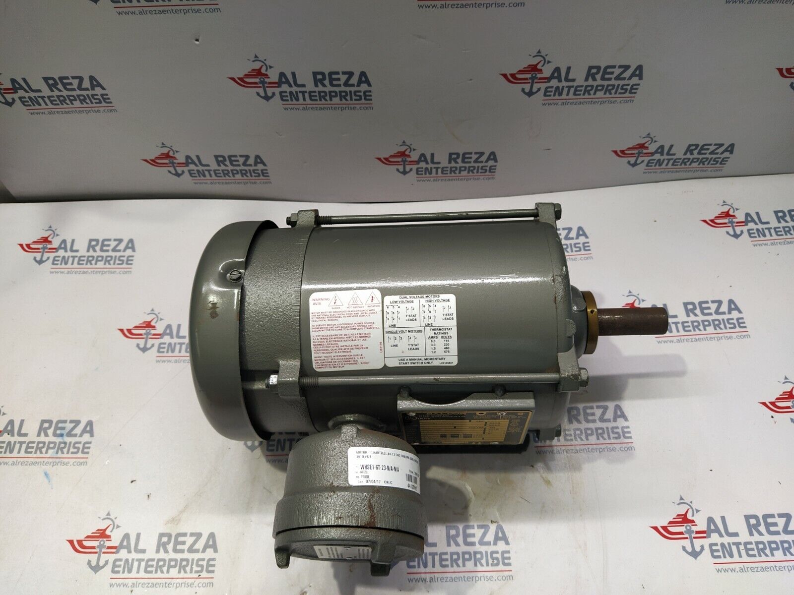 BALDOR 35X081Y474C2 ELECTRIC MOTOR 1-HP 3450-RPM 230/460V