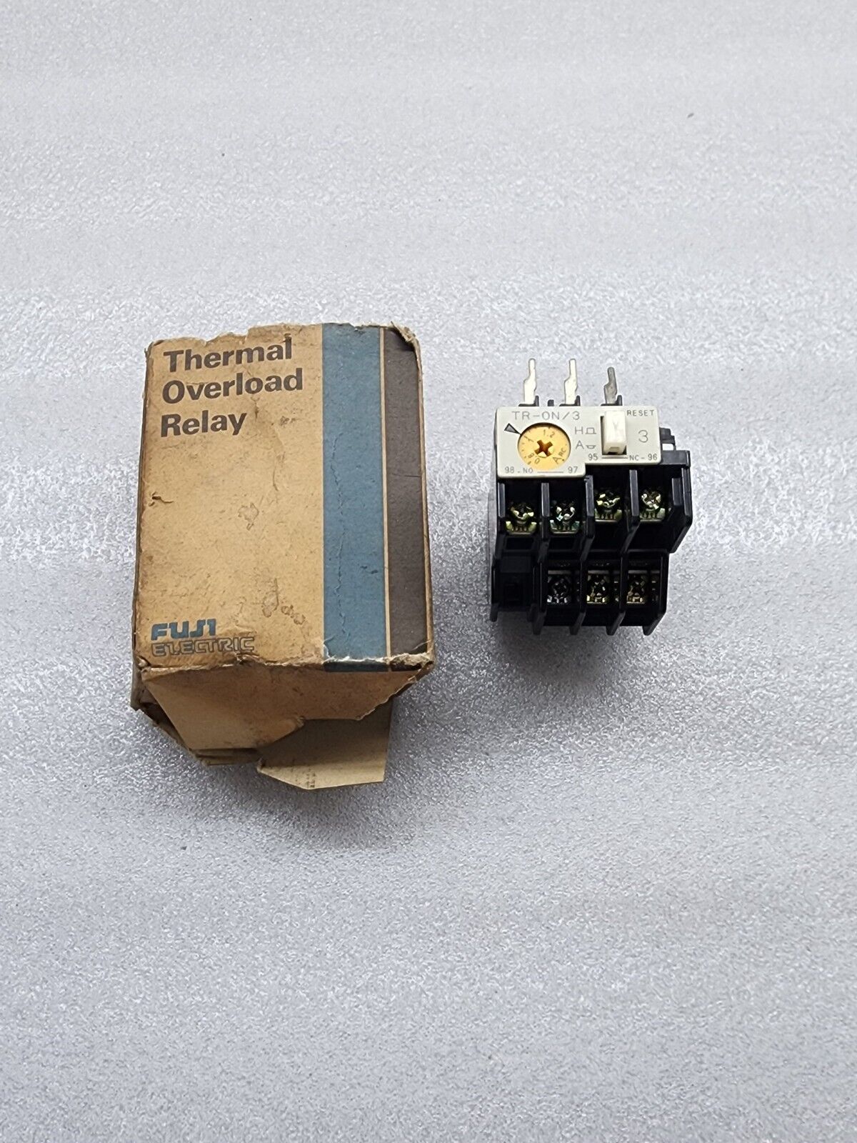 FUJI ELECTRIC TR-0N/3 OVERLOAD RELAY 0.8-1.2A NIB