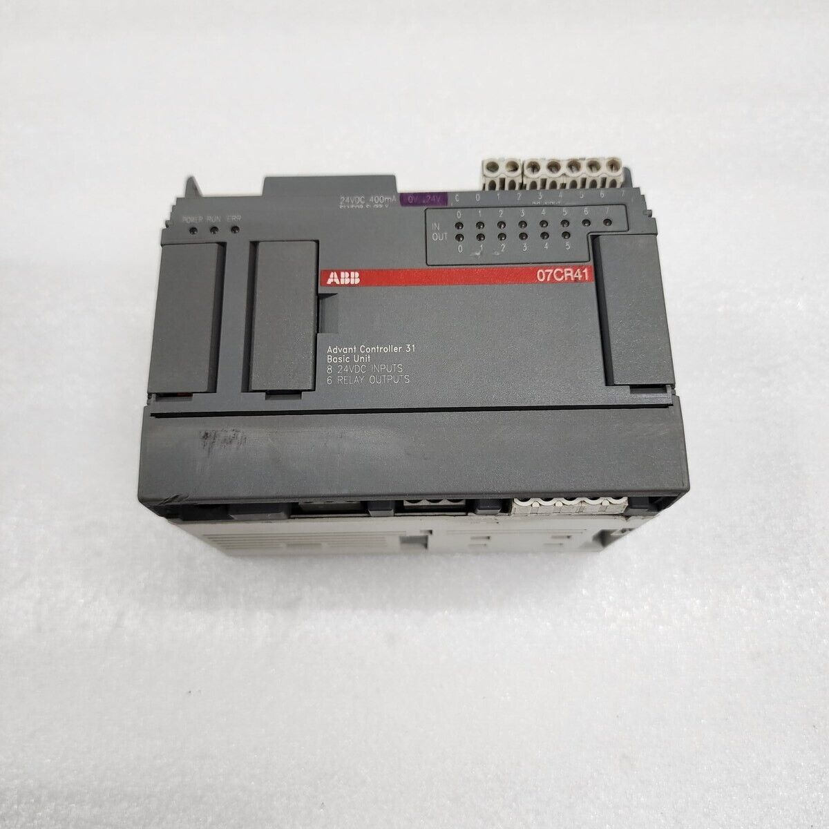 ABB 07CR41 ADVANT CONTROLLER 31 BASIC UNIT 1SBP260020R1001 24VDC