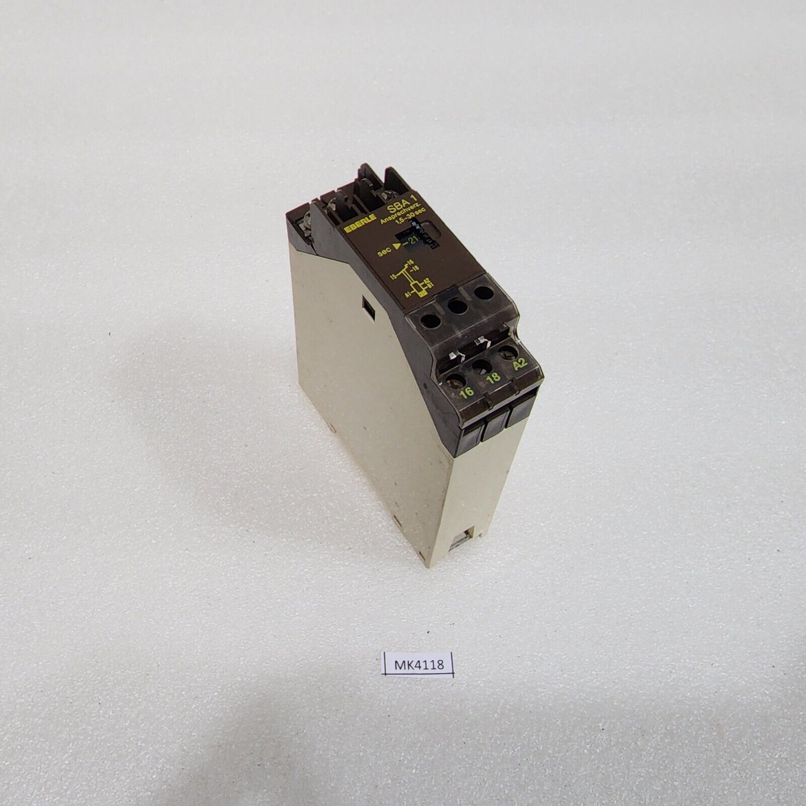 EBERLE SBA 1 TIMER RELAY 054510143090 220VAC/24VAC-DC 1.5-30SEC