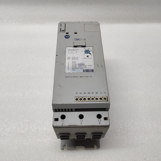 ALLEN BRADLEY SMC-3 SOFT STARTER CAT 150-C43NBR BODY CRACKED-DAMAGED