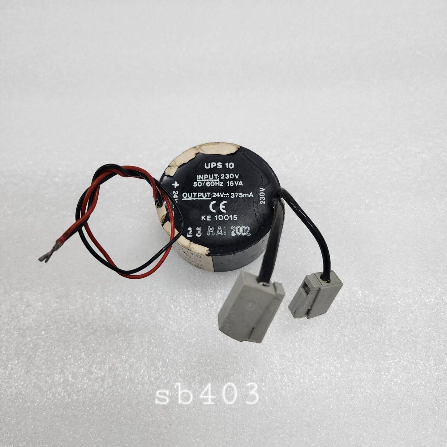 SOMFY UPS10 TRANSFORMER 24VDC