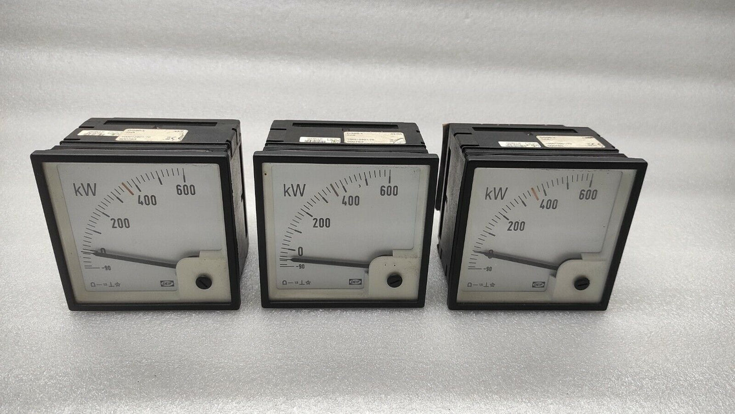 DEIF KW METER 100036913.20 KILOWATT METER 115VAC 750/5A