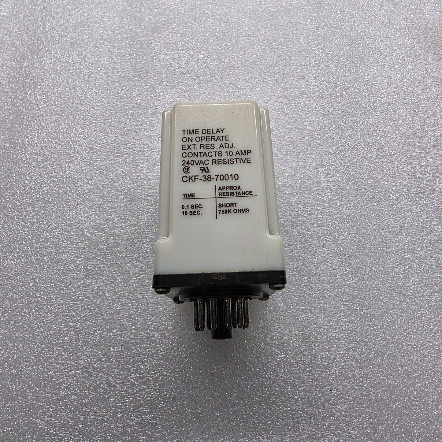 TYCO ELECTRONICS CKF-38-70010 TIME DELAY ON OPERATE  POTTER & BRUMFIELD 120VAC