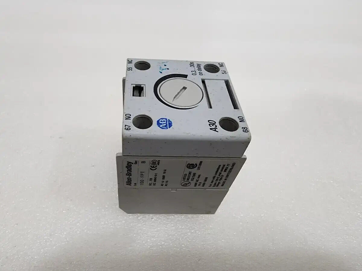 ALLEN BRADLEY CAT 100-FPT PNEUMATIC OFF DELAY TIMER 3-30SEC