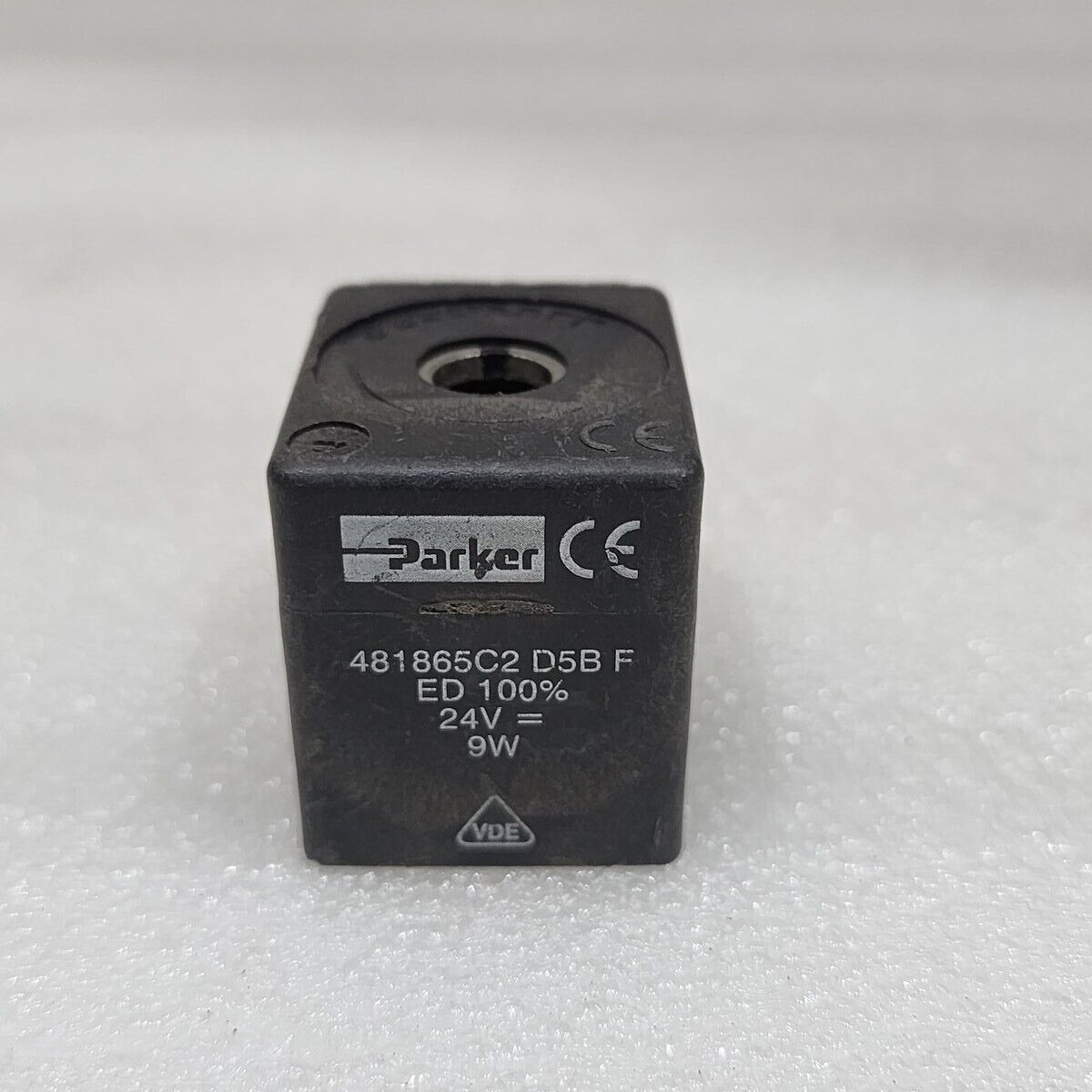 PARKER 481865C2 D5B F SOLENOID COIL 24VDC