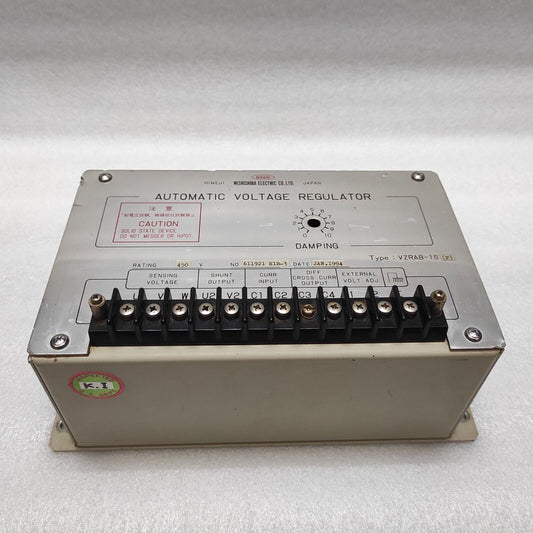 NSDK NISHISHIBA ELECTRIC VZRAB-1S-P AUTOMATIC VOLTAGE REGULATOR 450V