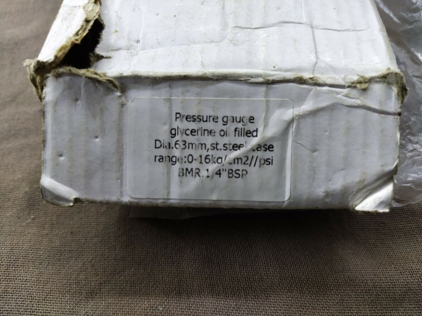 Europe PI Control Pressure Gauge 0-16 KG/CM2 PSI 63MM SS CASE