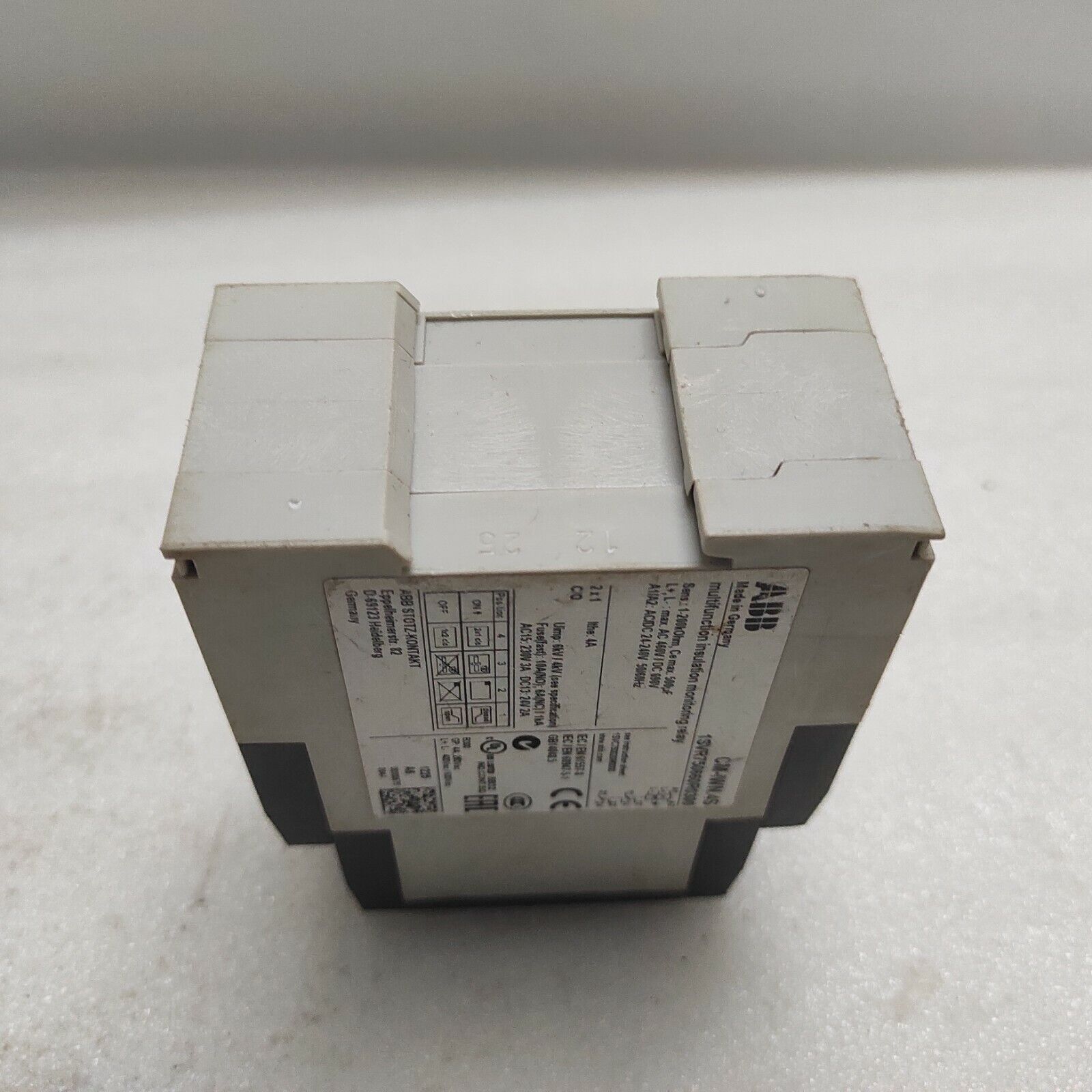 ABB CM-IWN.4S INSULATION MONITORING RELAY 24-240VAC/DC