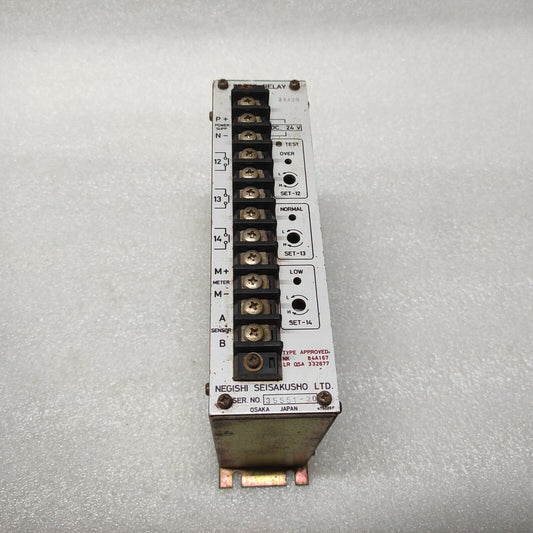 NEGISHI SEISAKUSHO SRT2 SPEED RELAY 46111-017550 24V DC