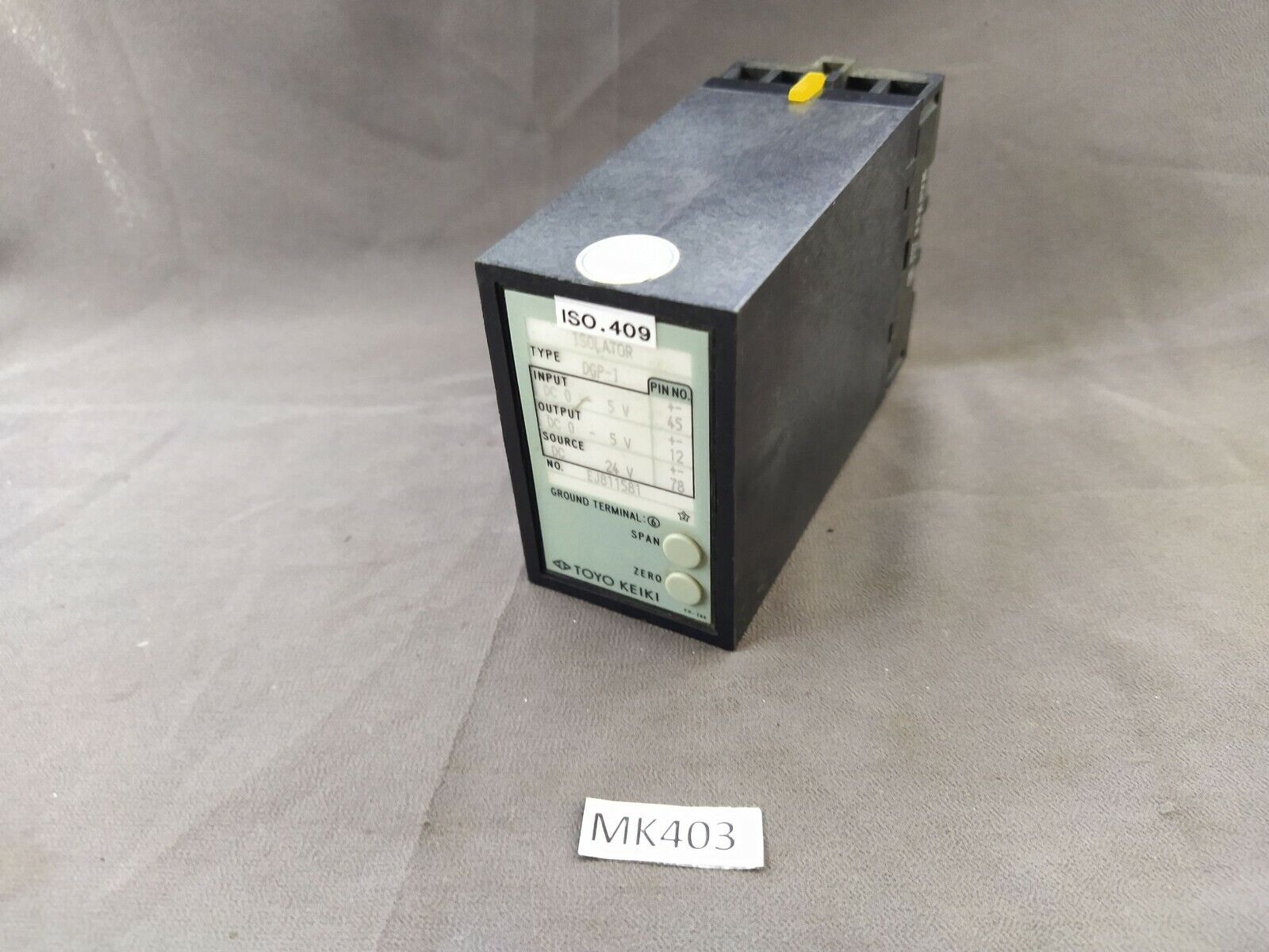 Toyo Keiki DGP-1 Isolator 24V DC