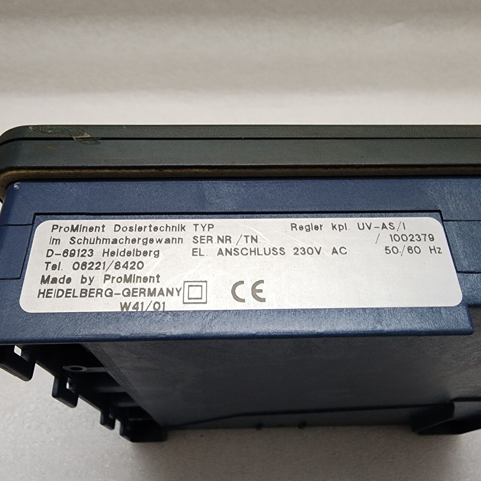 PROMINENT DOSLERTECHNIK REGLER KPL UV-AS/I DULCOMETER 230VAC