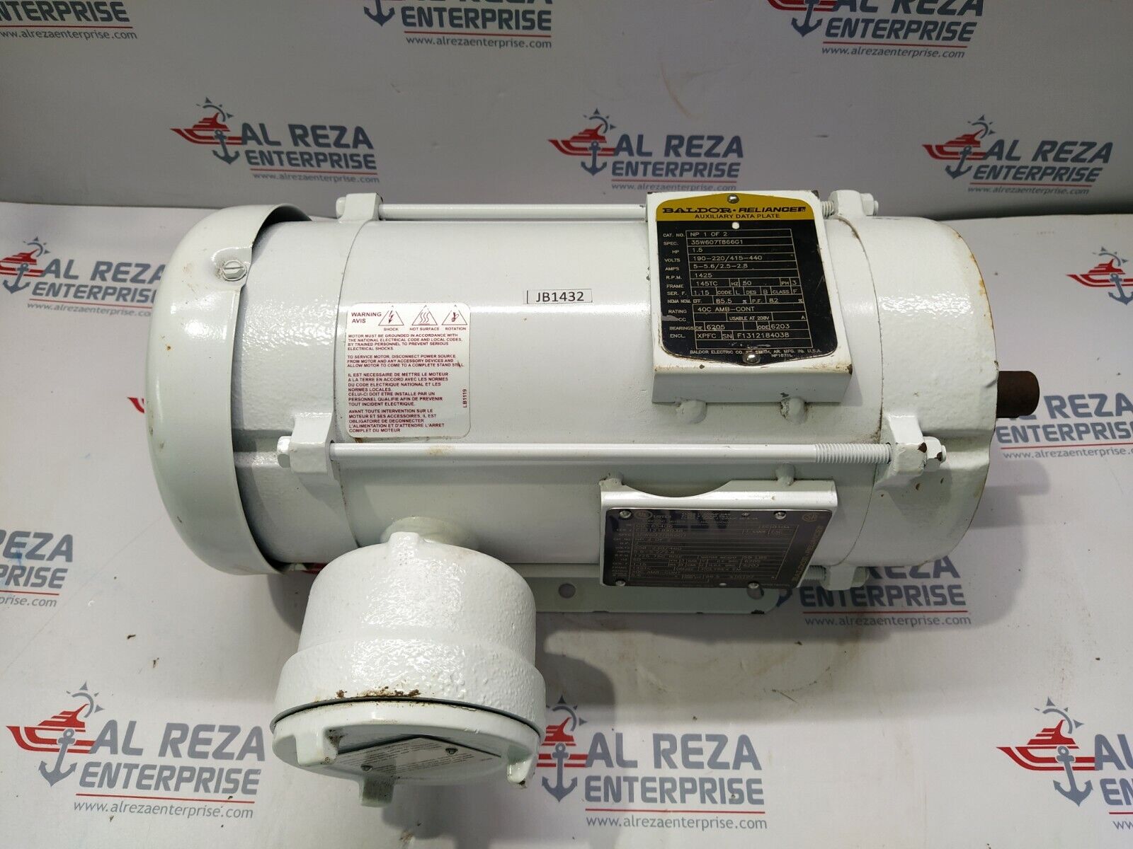 BALDOR CD-65406 ELECTRIC MOTOR 35W607T866G1 98139 2HP 460V