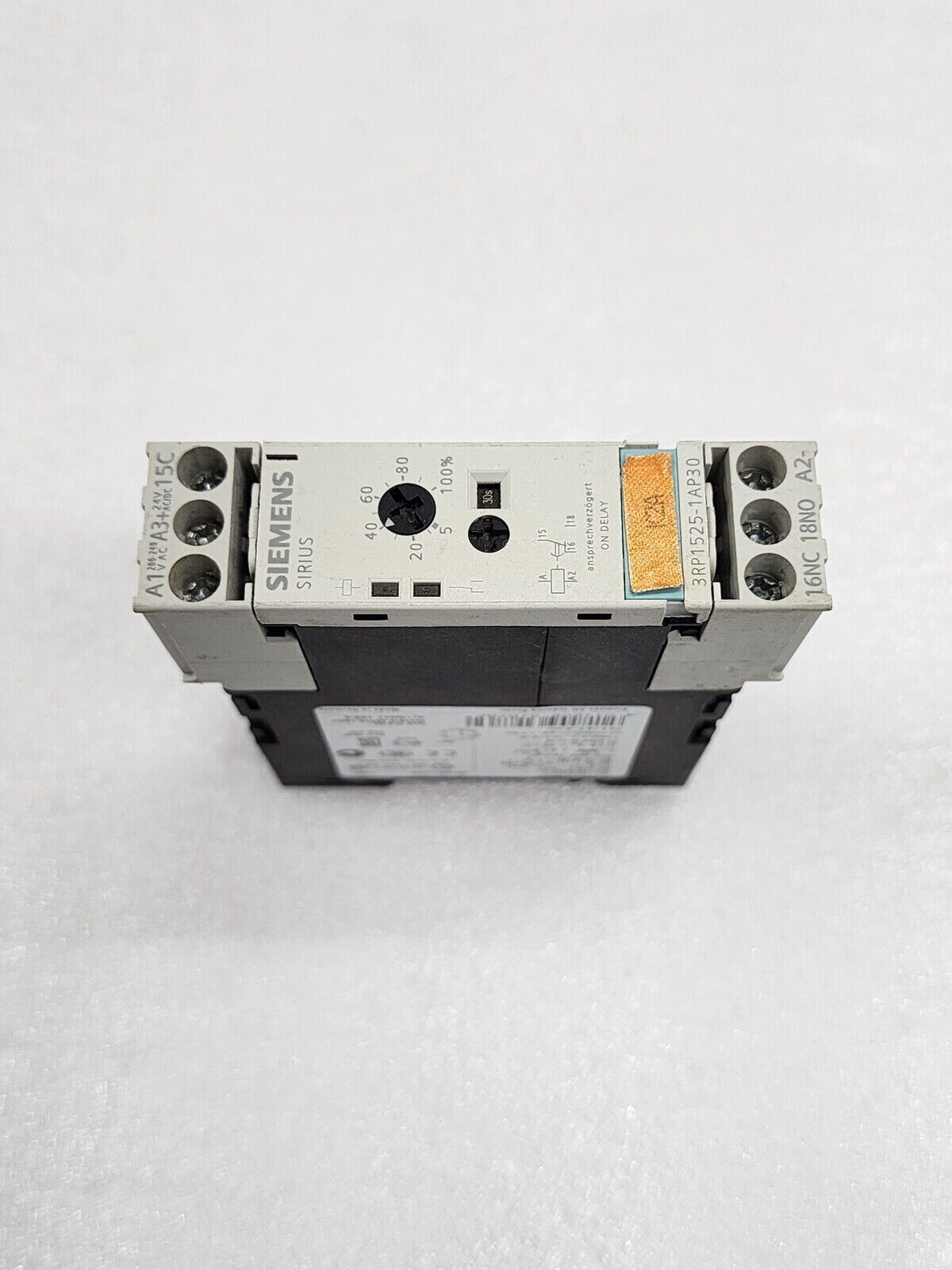 SIEMENS 3RP1525-1AP30 TIMING RELAY ON DELAY