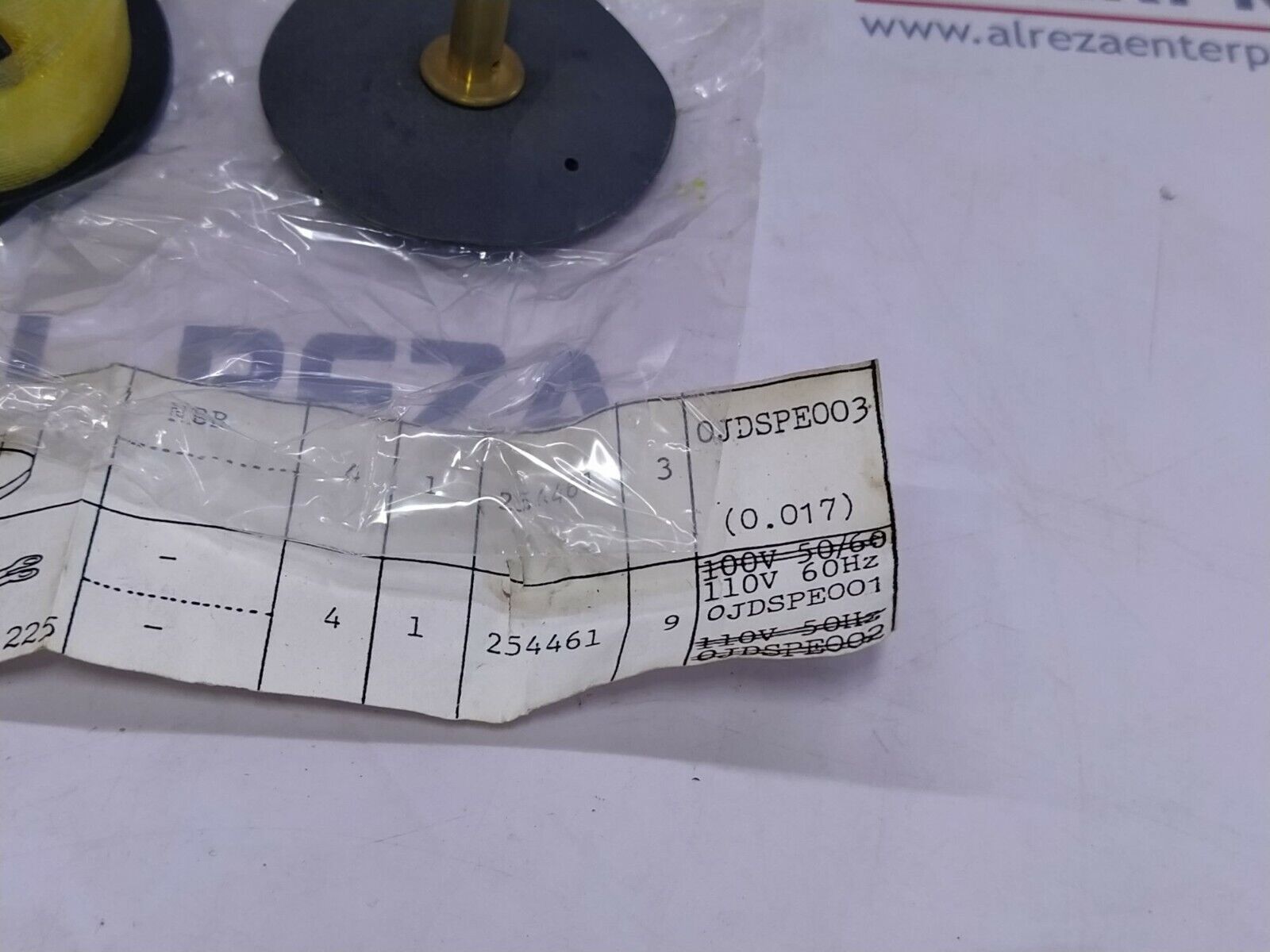 Transformer Coil OJDSPE001 110V Diaphragm Assy OJDSPE003