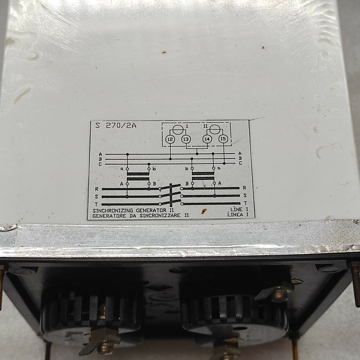 SINCHRONIZING GENERATOR II S270/2A DOUBLE FREQUENCY METER 