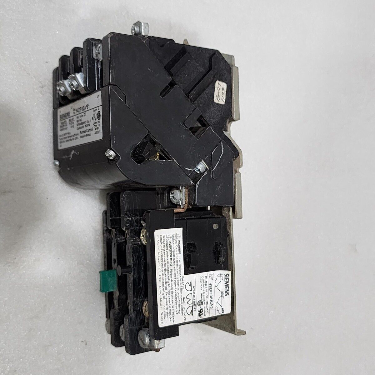 SIEMENS CAT 14DP32A-81 MANUAL MOTOR STARTER 27A 220-480V