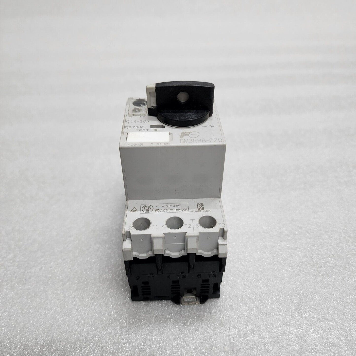 FUJI ELECTRIC BM3RHB-020 MANUAL MOTOR STARTER 14-20A