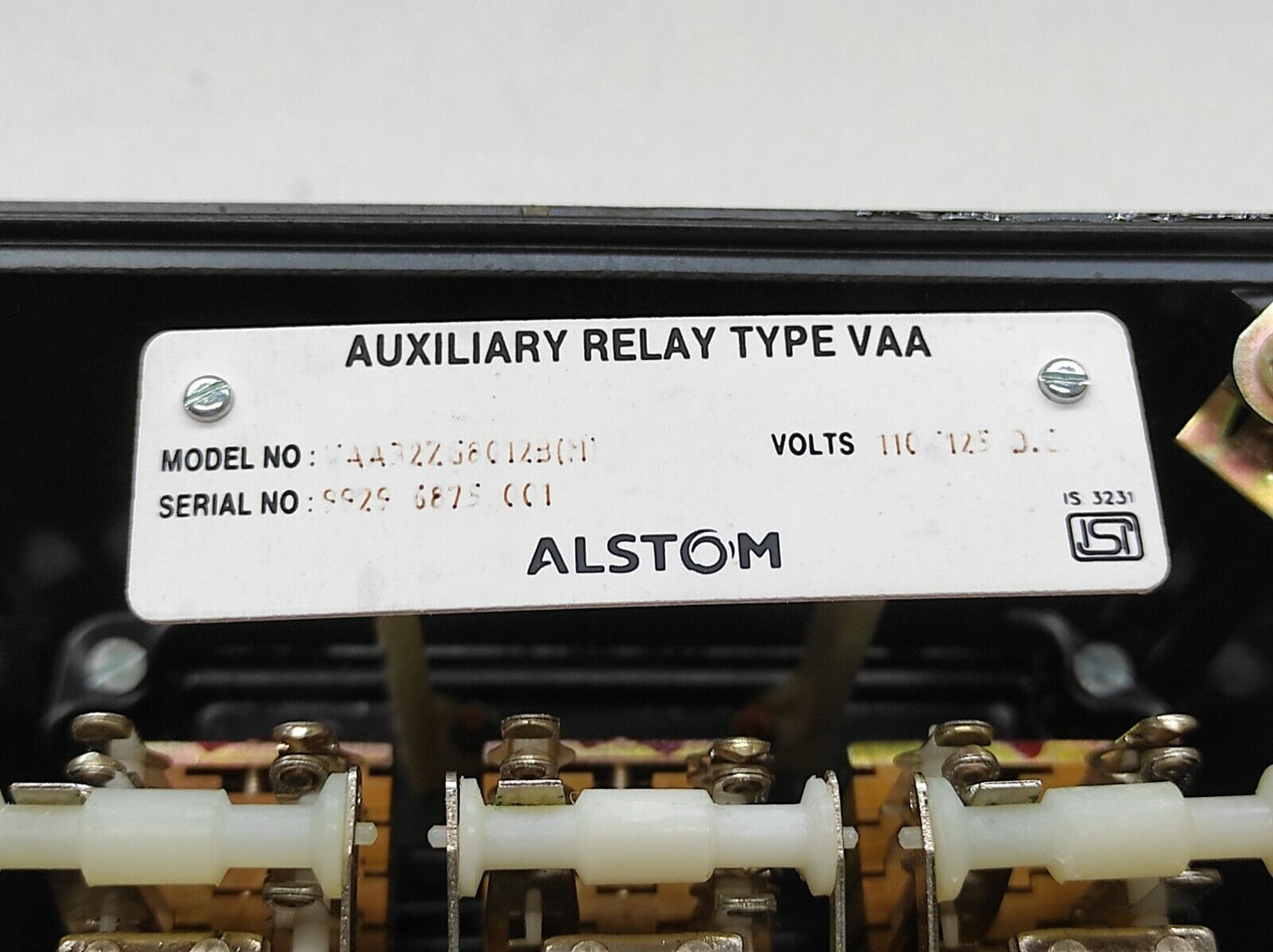 Alstom VAAC32ZG8012B(M) Auxiliary Relay Type VAA 110-125 VDC