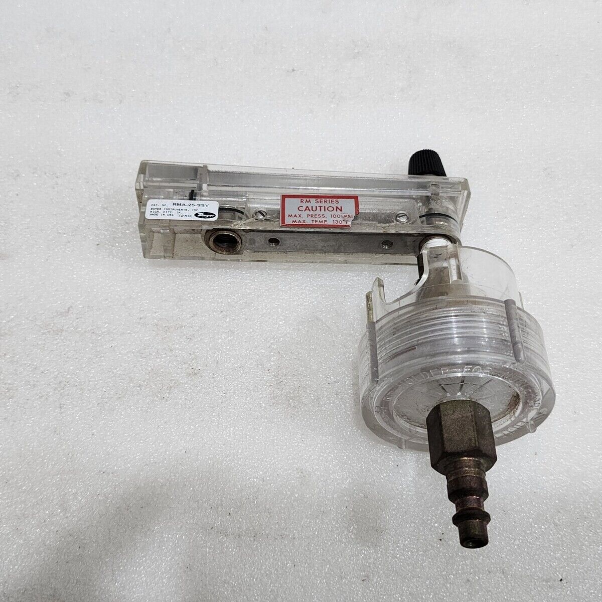 DWYER RMA-25-SSV FLOWMETER