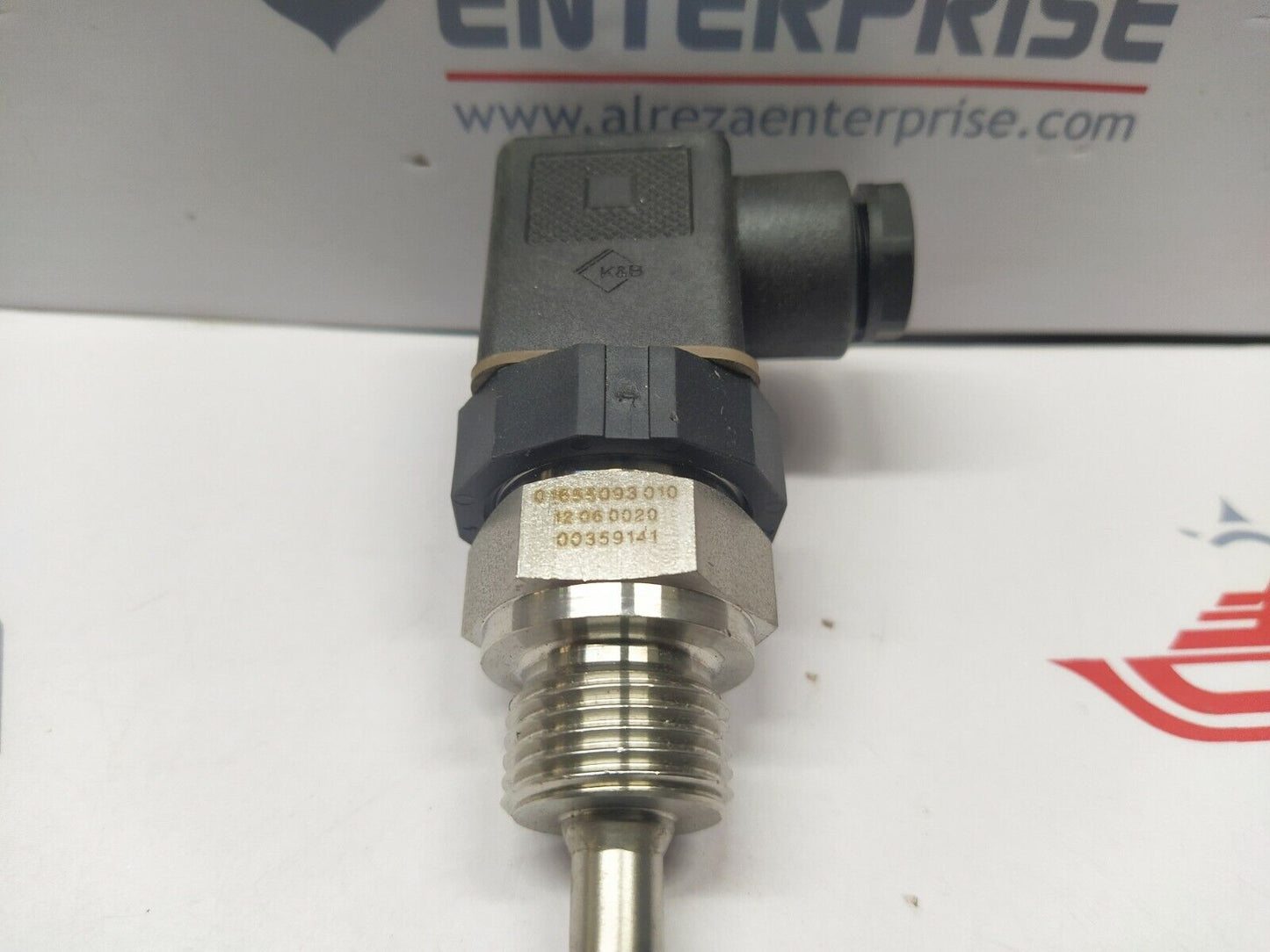 Jumo Type PT100 Thermocouple 50MM Length 8MM Diameter RS Component 327-4945