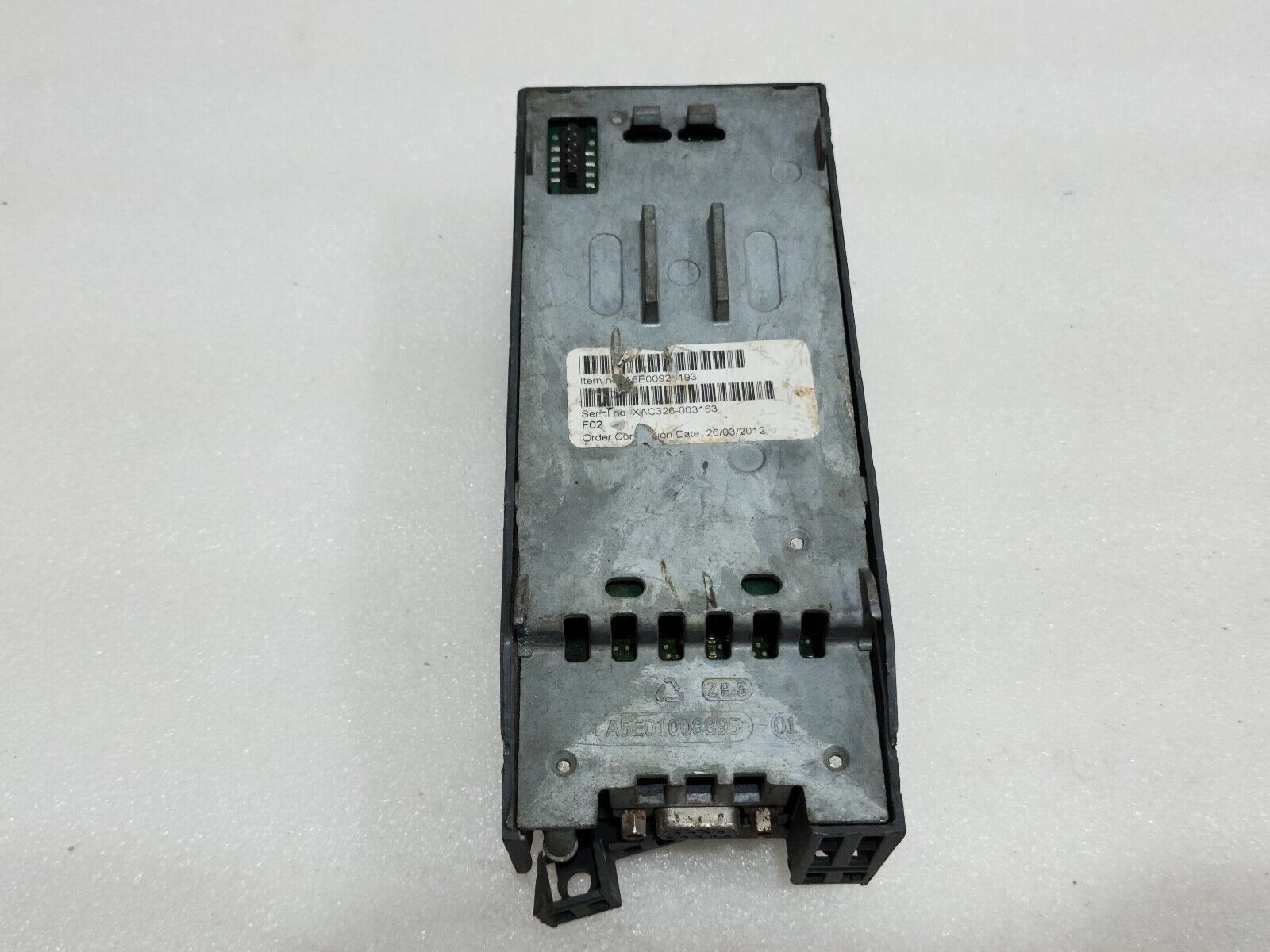 SIEMENS SINAMICS CU240S DP CONTROL UNIT 6SL3244-0BA20-1PA0