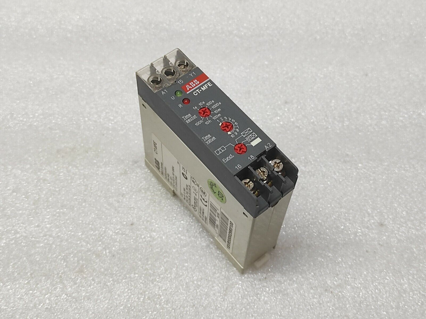 ABB CT-MFE MULTI FUNCTION TIME RELAY 1SVR550029R8100 0.05S-100H 24-240VAC/DC