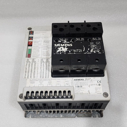 SIEMENS 3RW3346-0DC34 AC SEMICONDUCTOR MOTOR STARTER 80A 480V