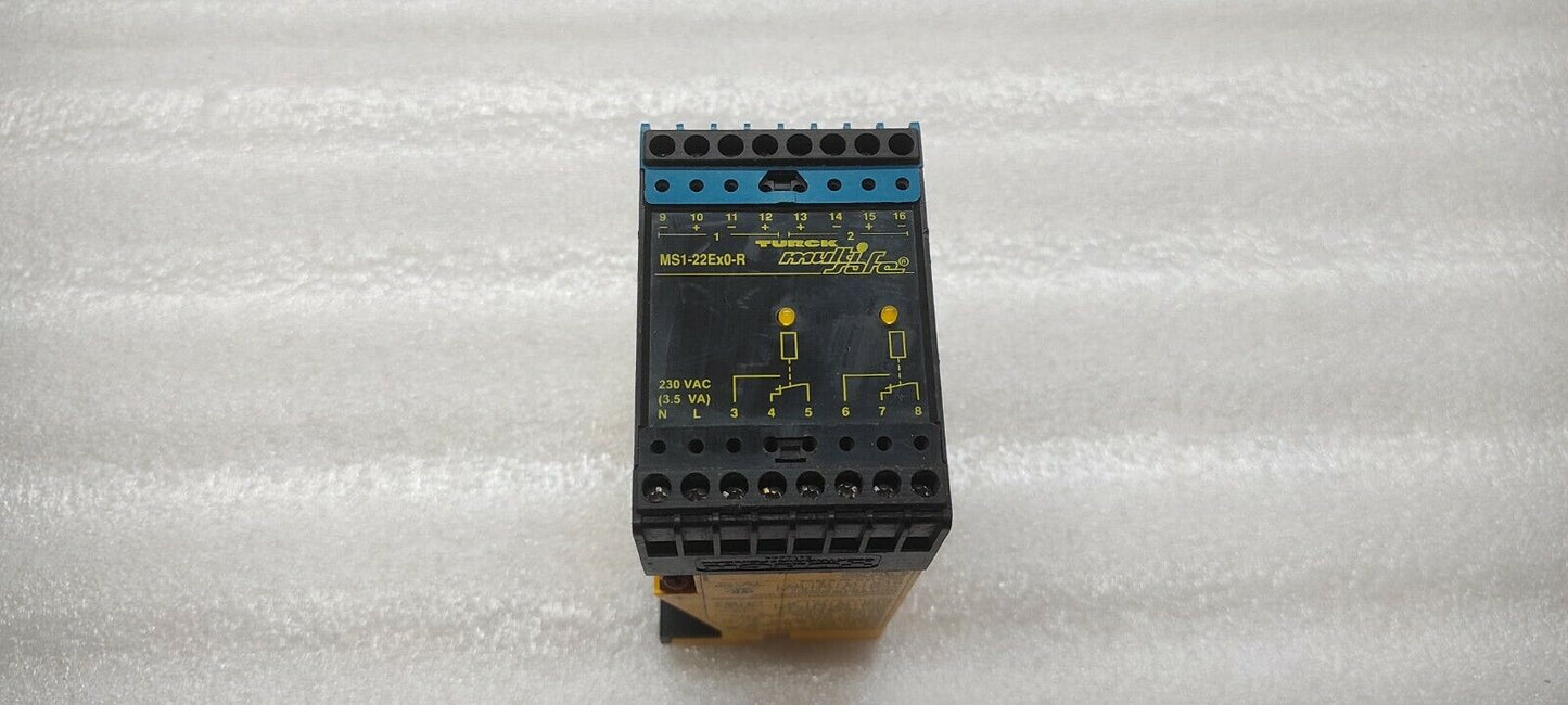 TURCK MS1-22EX0-R SWITCHING AMPLIFIER 230VAC