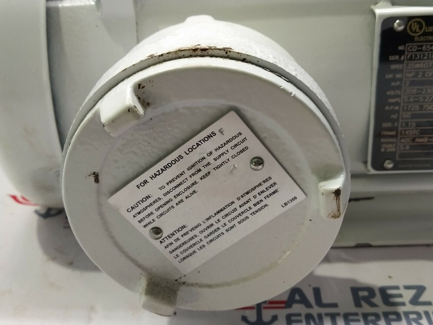 BALDOR CD-65406 ELECTRIC MOTOR 35W607T866G1 98139 2HP 460V