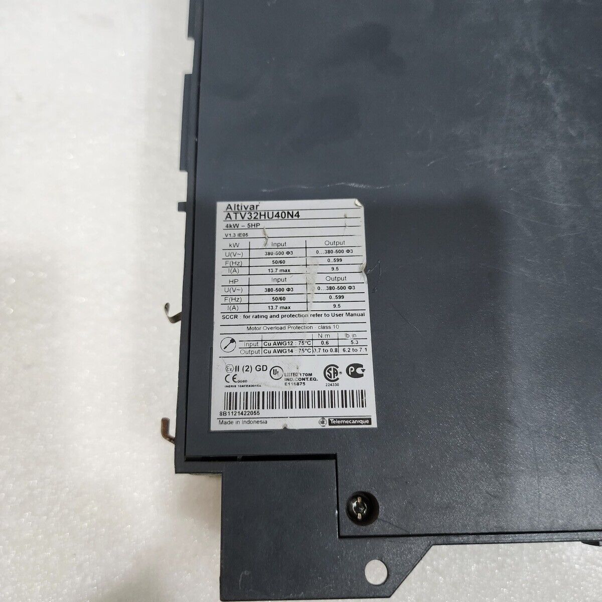 ATV32HU40N4 VARIABLE SPEED DRIVE 4kW 5HP
