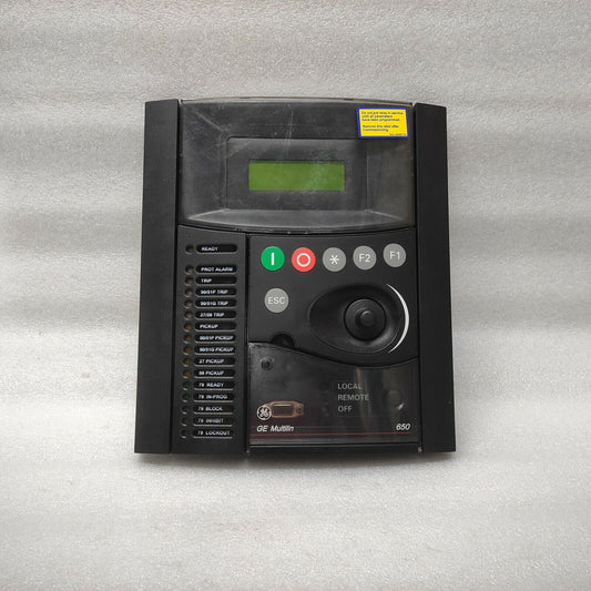 GE MULTILIN 650 BAY CONTROLLER FRONT DISPLAY 189C1337P1R10
