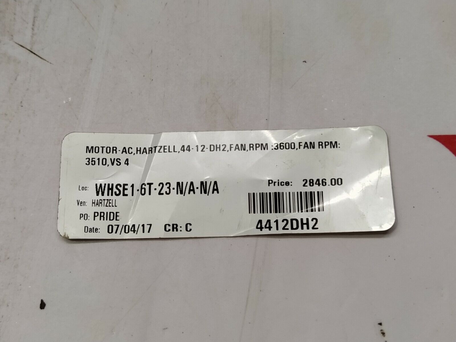 BALDOR 35X081Y474C2 ELECTRIC MOTOR 1-HP 3450-RPM 230/460V