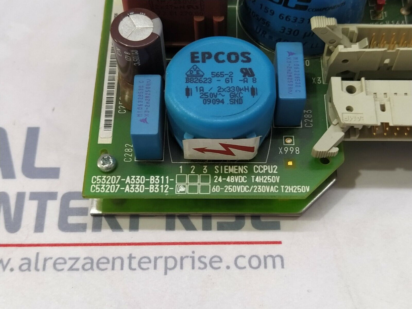 SIEMENS CCPU2 C53207-A330-B312-1 60-250VDC/230VAC T2H250V