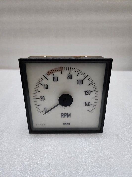 NOR CONTROL 81196/2 RPM METER 0-150 RPM