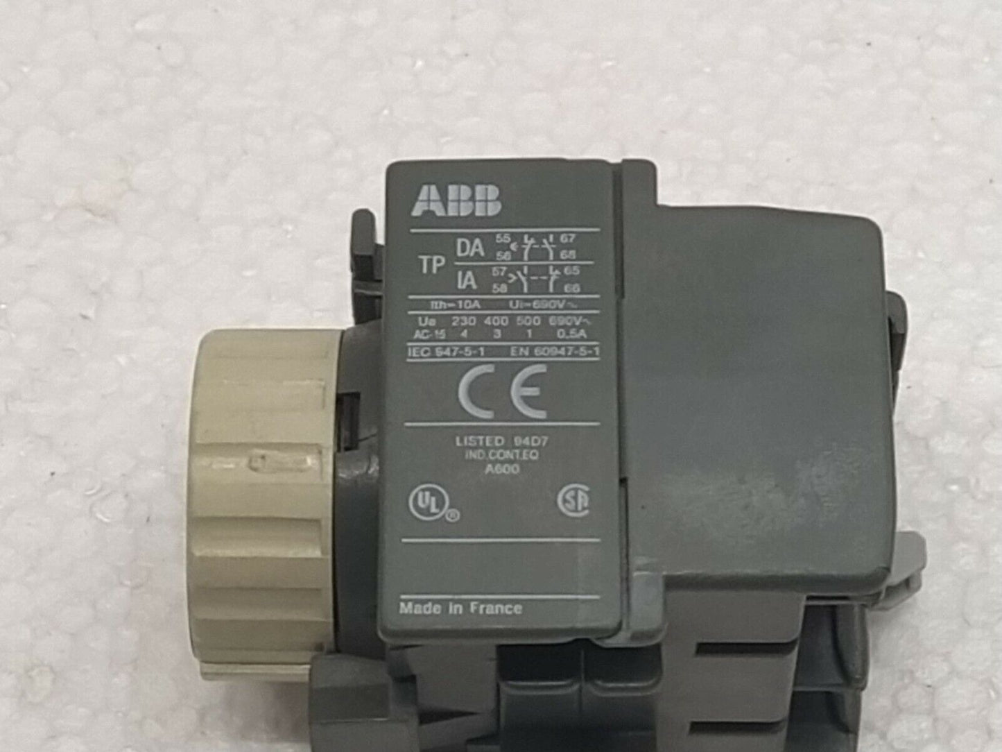 ABB TP40IA OFF DELAY TIMER 0.1 - 40 SEC 5354 4135-002 TIME DELAYER TP 40IA