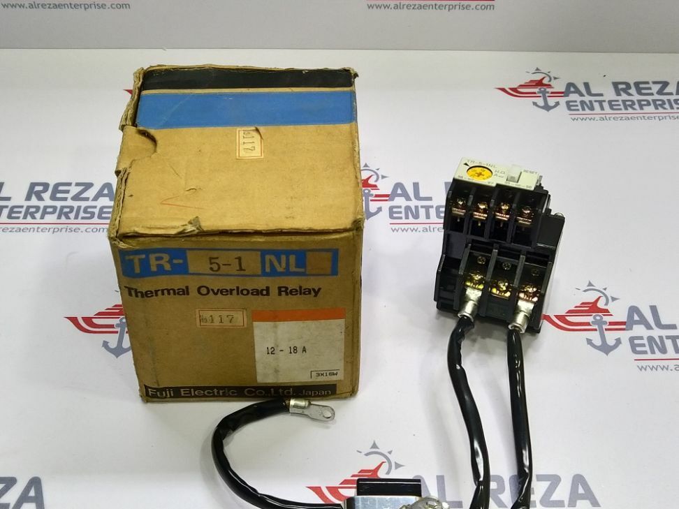 Fuji TR-5-1NL Thermal Overload Relay 12-18A JEM 1356 TR51NL