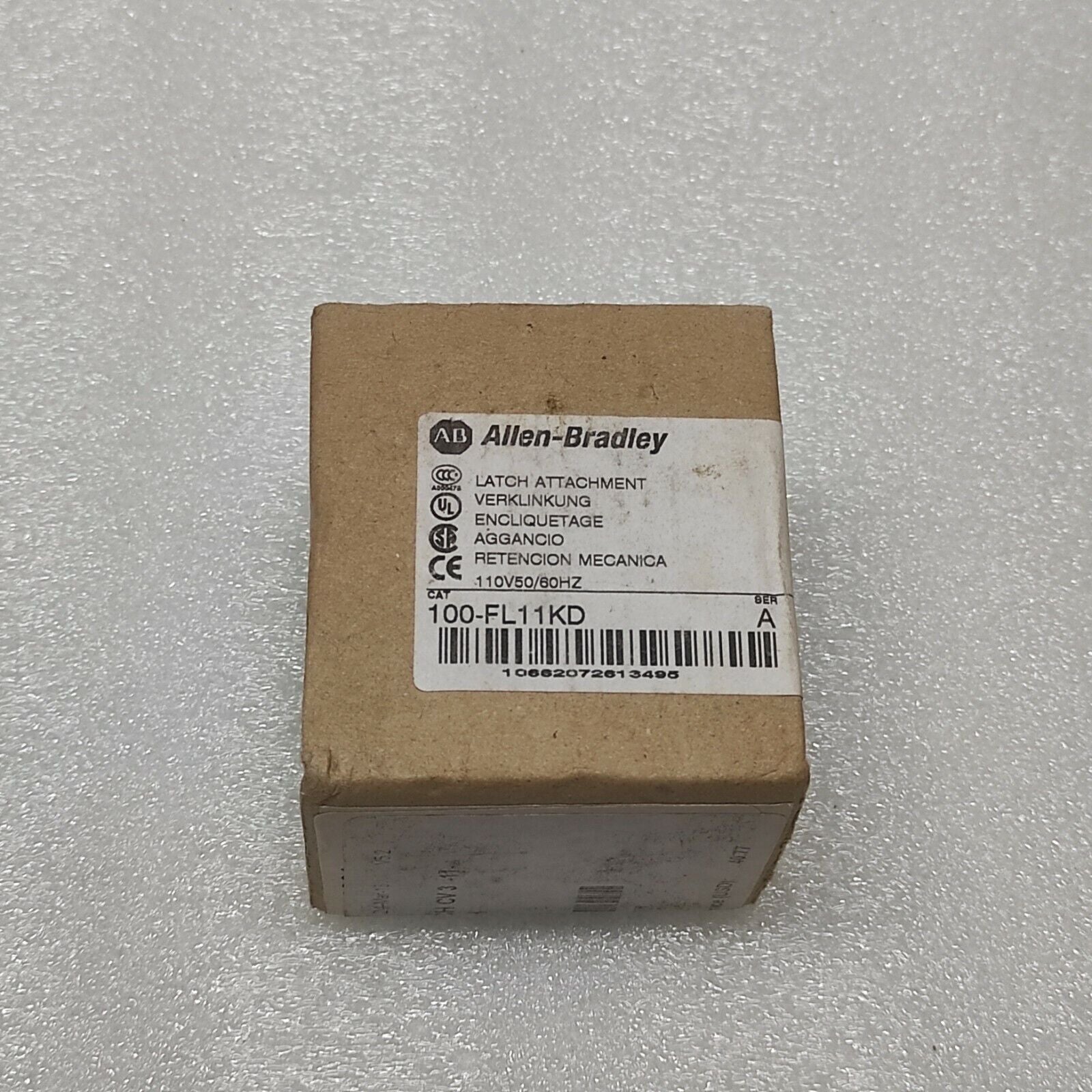 ALLEN BRADLEY CAT 100-FL11KD MECHANICAL LATCH 110V CONTACTORS AND STARTERS