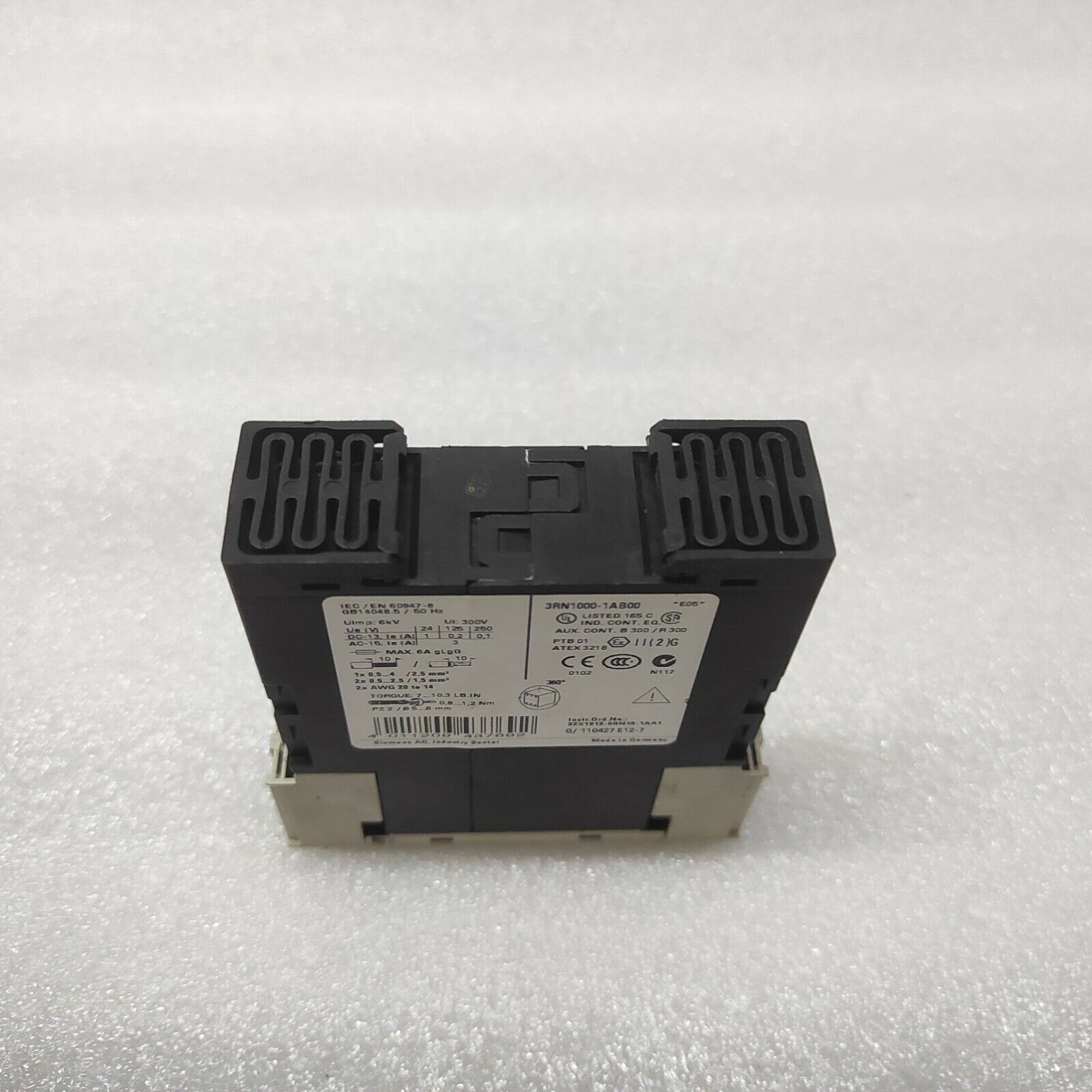 SIEMENS 3RN1000-1AB00 THERMISTOR MOTOR PROTECTION RELAY