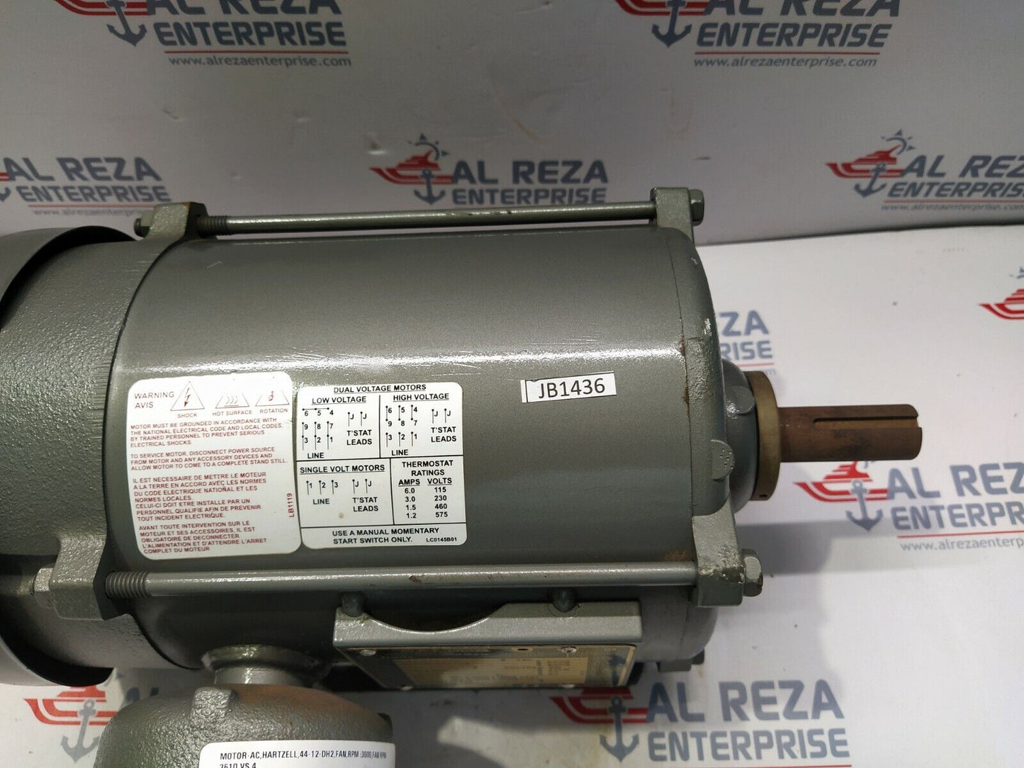 BALDOR 35X081Y474C2 ELECTRIC MOTOR 1-HP 3450-RPM 230/460V